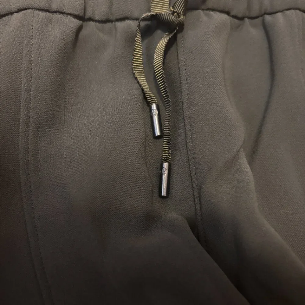 LULULEMON ON THE RIGHT TRACK DEEP GREEN SPLIT HEM PANTS SEE MEASUREMENTS - Picture 11 of 12
